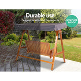 NNEDSZ Swing Chair Garden Bench Canopy 3 Seater Outdoor Furniture