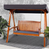NNEDSZ Swing Chair Garden Bench Canopy 3 Seater Outdoor Furniture