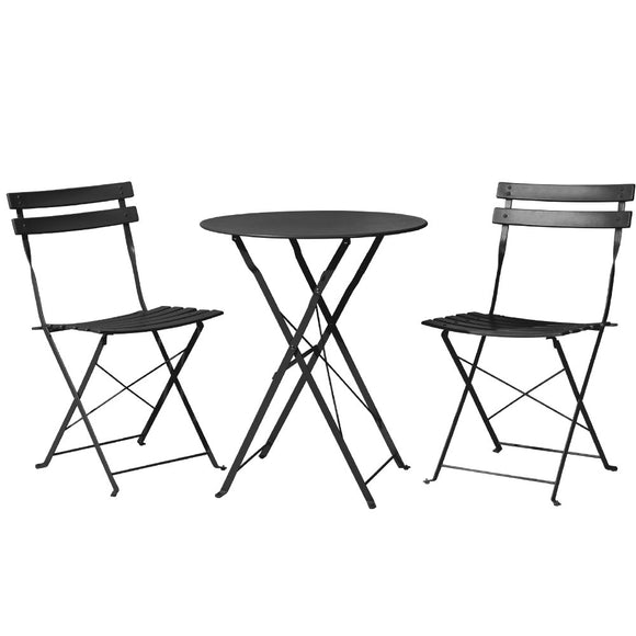 NNEDSZ Outdoor Setting Table and Chairs Folding Patio Furniture Bistro Set