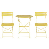 NNEDSZ Outdoor Setting Bistro Set Table and Chairs Folding Patio Furniture