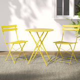 NNEDSZ Outdoor Setting Bistro Set Table and Chairs Folding Patio Furniture