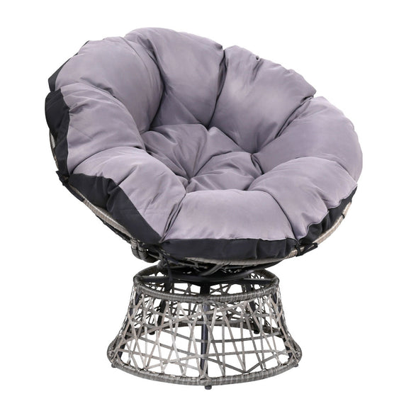 NNEDSZ Papasan Chair - Grey