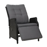 NNEDSZ Recliner Chair Sun lounge Setting Outdoor Furniture Patio Wicker Sofa