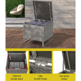 NNEDSZ Outdoor Sofa Furniture Garden Couch Lounge Set Patio Wicker Table Chairs