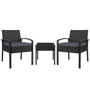NNEDSZ 3-piece Outdoor Set - Black