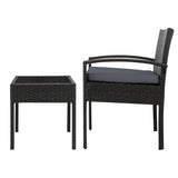 NNEDSZ 3-piece Outdoor Set - Black