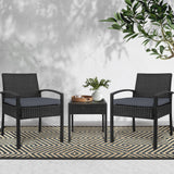 NNEDSZ 3-piece Outdoor Set - Black
