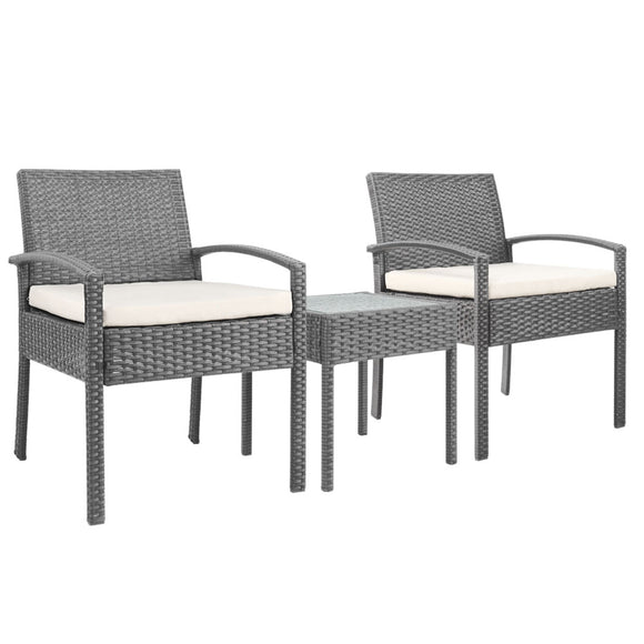 NNEDSZ 3-piece Outdoor Set - Grey