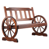 NNEDSZ Wooden Wagon Wheel Chair