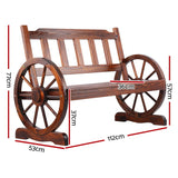 NNEDSZ Wooden Wagon Wheel Chair