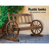 NNEDSZ Wooden Wagon Wheel Chair