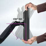 NNEMB Triple Computer Monitor Mount Stand for Desk with 3 Adjustable Arm Holder for 15 to 32 inch Displays