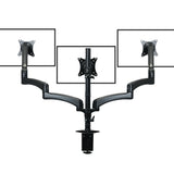 NNEMB Triple Computer Monitor Mount Stand for Desk with 3 Adjustable Arm Holder for 15 to 32 inch Displays