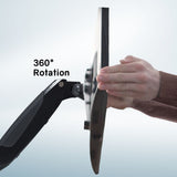 NNEMB Triple Computer Monitor Mount Stand for Desk with 3 Adjustable Arm Holder for 15 to 32 inch Displays