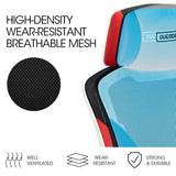 NNEMB Ergonomic Office Desk Chair-Height Adjustable Lumbar Support-Mesh Fabric-Faux Leather-Headrest-White/Black/Red