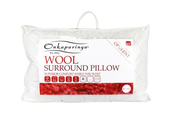 NNEKG Wool Surround Microfiber Pillow