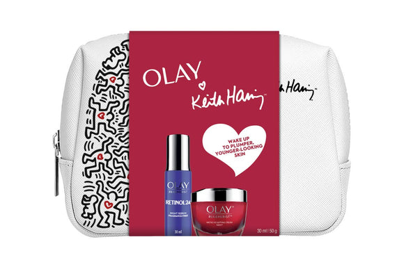 NNEKG Olay Regenerist Retinol24 Night Serum 30ml + Olay Regenerist Micro Sculpting Cream Night 50g