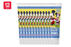 NNEKG Oral B Stages Paste Mickey Mouse 92g 12 Pack