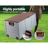 NNEDSZ 290L Outdoor Storage Box - Brown