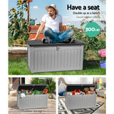 NNEDSZ Outdoor Storage Box Bench Seat 190L