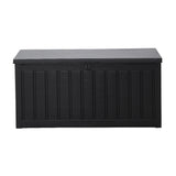 NNEDSZ 240L Outdoor Storage Box Lockable Bench Seat Garden Deck Toy Tool Sheds
