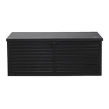 NNEDSZ Outdoor Storage Box 390L Container Lockable Toy Tools Shed Deck Garden
