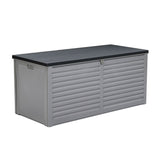 NNEDSZ Outdoor Storage Box 490L Bench Seat Indoor Garden Toy Tool Sheds Chest
