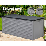 NNEDSZ Outdoor Storage Box 490L Bench Seat Indoor Garden Toy Tool Sheds Chest