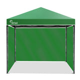 NNEMB 3x3m Folding Gazebo Shade Outdoor Pop-Up Green Foldable Marque