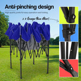 NNEMB 3x3m Folding Navy Gazebo Shade Outdoor Pop-Up Navy Foldable Marquee