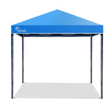 NNEMB 3x3m Folding Gazebo Shade Outdoor Pop-Up Blue Foldable Marquee