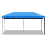 NNEMB 3x6m Folding Gazebo Shade Outdoor Blue Foldable Marquee Pop-Up