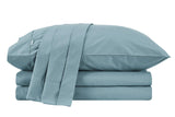 NNEKG 300TC Classic Percale Sheet Set (Sky Blue Queen)