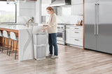 NNEKG 41L 4 Compartment Recycling Kitchen Rubbish Bin (Grey)