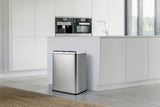 NNEKG 50L Motion Sensor Dual Compartment Kitchen Rubbish Bin (Silver)