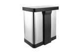 NNEKG 60L Pedal Dual Compartment Rubbish Bin (Stainless Steel)