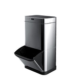NNEKG 60L Two Tier Intelligent Recycling Kitchen Bin (Silver)