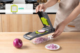 NNEKGE 8 in 1 Vegetable Chopper Mandoline Slicer