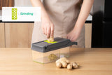 NNEKGE 8 in 1 Vegetable Chopper Mandoline Slicer