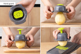 NNEKGE 8 in 1 Vegetable Chopper Mandoline Slicer