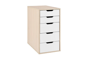 NNEKG Alice Filing Cabinet (Natural White)