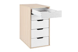 NNEKG Alice Filing Cabinet (Natural White)