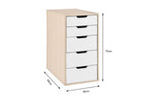 NNEKG Alice Filing Cabinet (Natural White)
