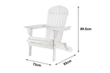 NNEKG Amy Adirondack Chair (White)