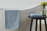 NNEKG Set of 2 630GSM Aria Bath Towels (Blue)