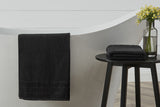 NNEKG Set of 2 630GSM Aria Bath Towels (Charcoal)
