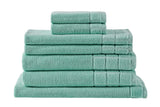 NNEKG 7 Piece 630GSM Aria Towel Set (Aqua)