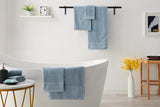 NNEKG 7 Piece 630GSM Aria Towel Set (Blue)