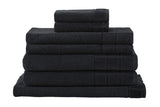 NNEKG 7 Piece 630GSM Aria Towel Set (Charcoal)
