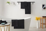 NNEKG 7 Piece 630GSM Aria Towel Set (Charcoal)